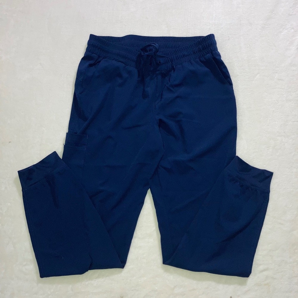 Skechers by Barco‎ Navy Blue Scrub Jogger Pants SKP552 Mens Medium Drawstring